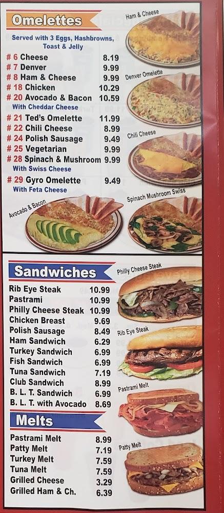 Ted's Burgers Menu image 1